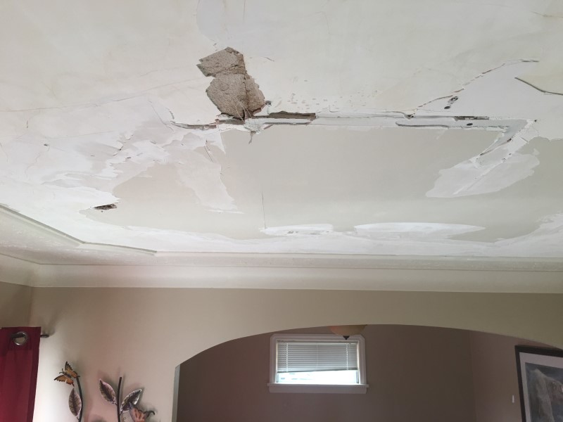 Old plaster ceiling KL Painting & Home Improvements